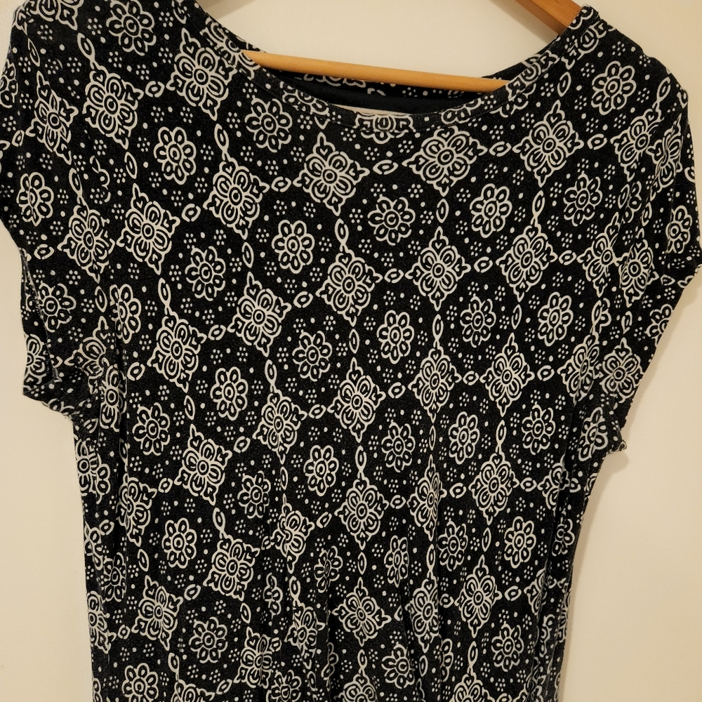 Loft, Large, Black With White Pattern - image 3